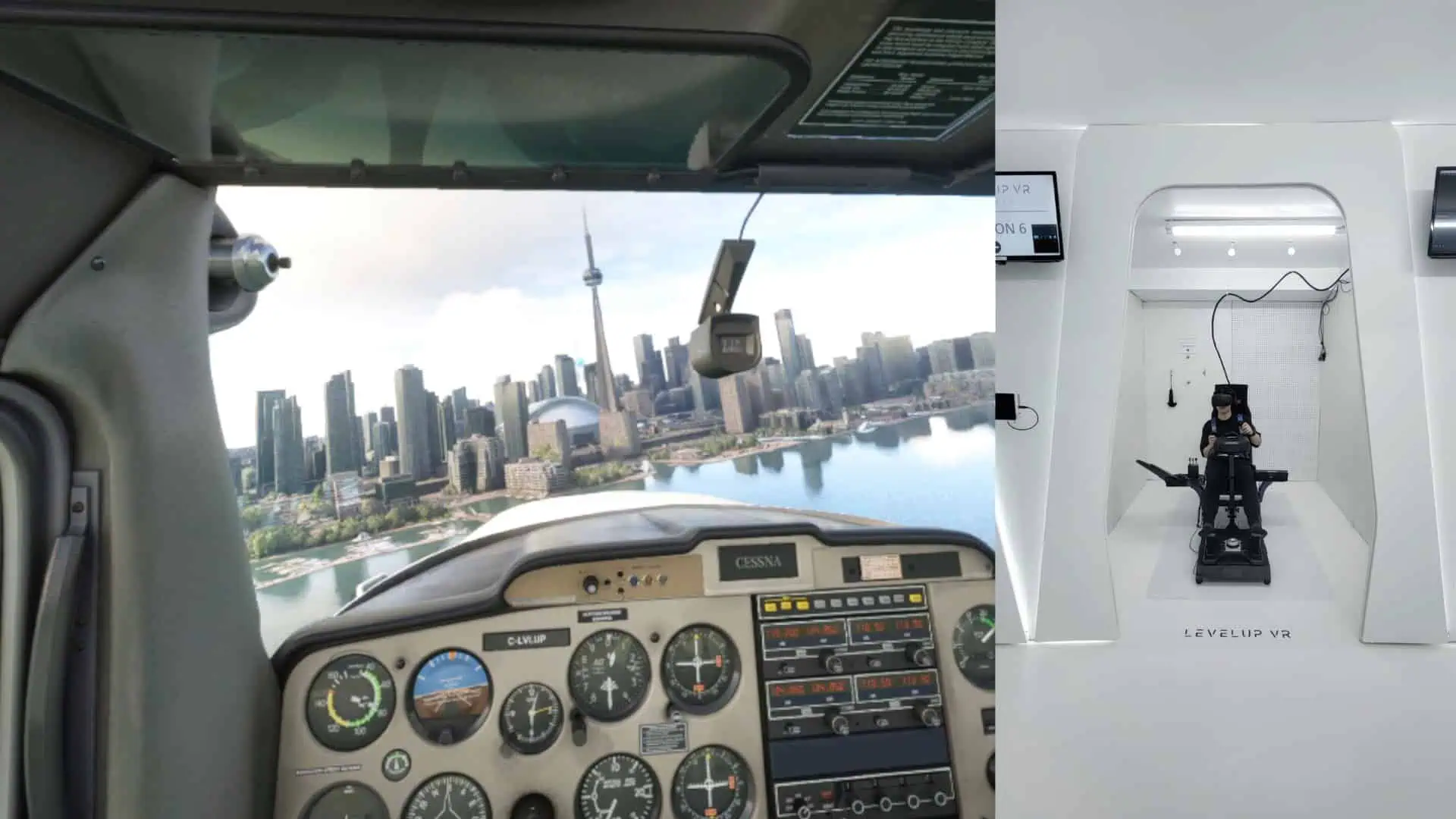 Levelup Reality Homepage (Virtual Reality Arcade Experience in Toronto) 5 2025 07 26 08 08 09 OBS CN Tower 2 Enhanced